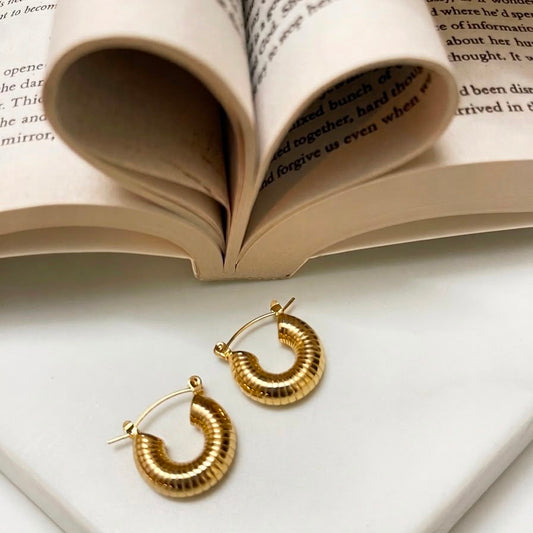 Elegant  Chunky Hoop Earrings for Women